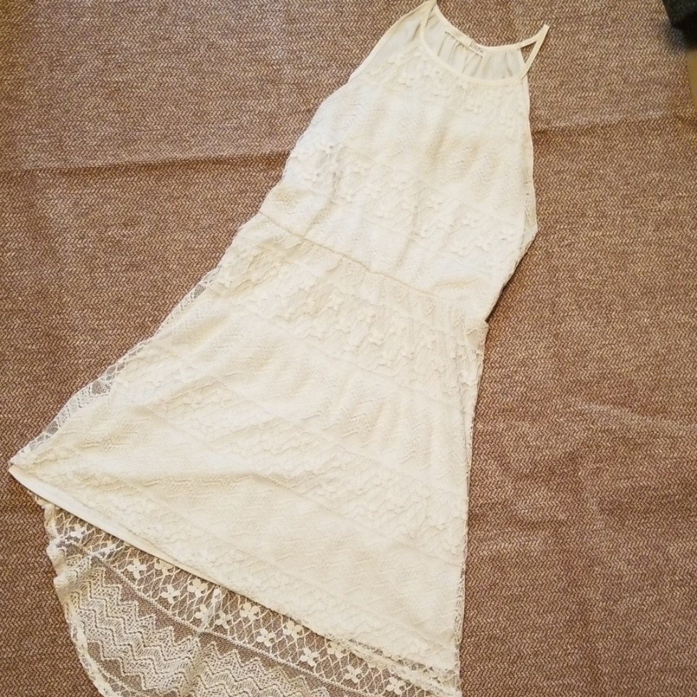 Rewind cream tank dress. Small.